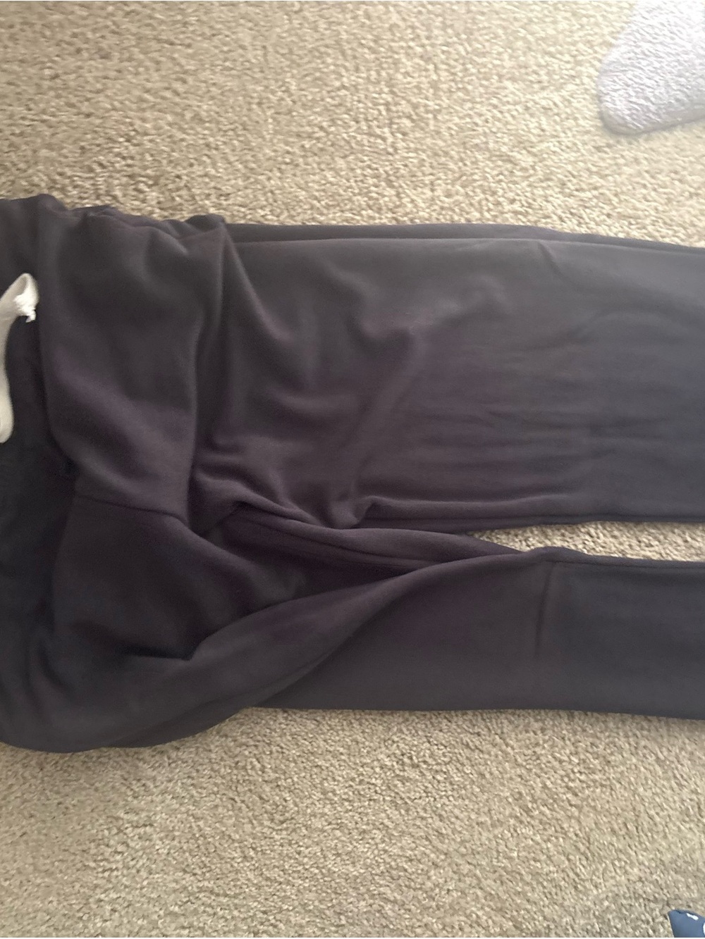 Madewell Women’s Black Lounge Pants with Drawstring Waist